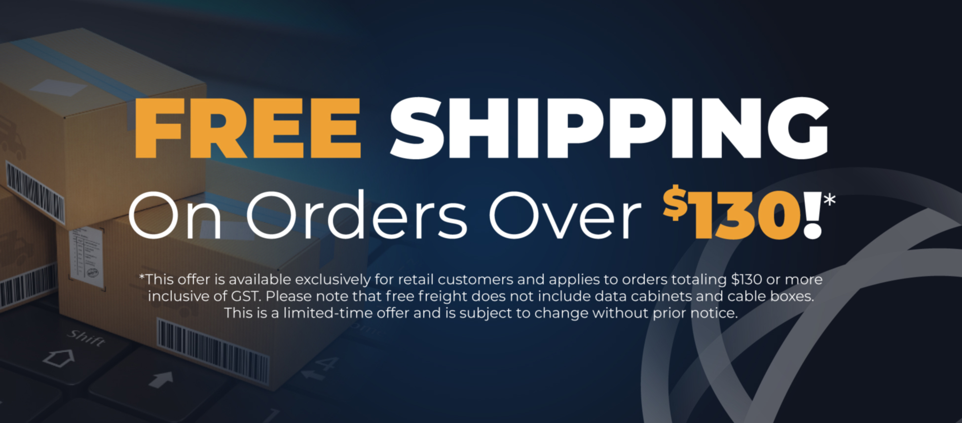 Free Shipping on Orders over $130!